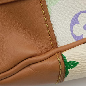 Pre-owned Louis Vuitton GRETA white Monogram Multicolor M40195 shoulderbag | stylenewstar