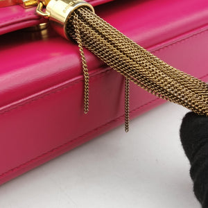 Pre-owned Yves Saint Laurent KATE Rose Leather 354119 shoulderbag | stylenewstar