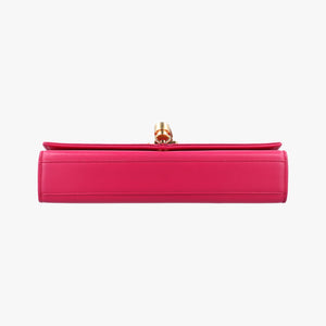 Pre-owned Yves Saint Laurent KATE Rose Leather 354119 shoulderbag | stylenewstar