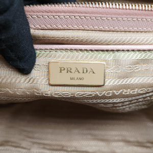 Pre-owned Prada Galleria Pink SAFFIANO Leather BN1874 shoulderbag | stylenewstar