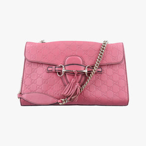 Vintage Gucci Emily Pink Leather 295402 shoulderbag | stylenewstar