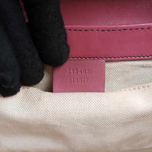 Vintage Gucci Emily Pink Leather 295402 shoulderbag | stylenewstar