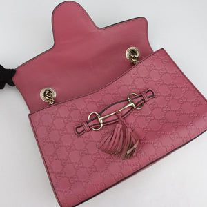 Vintage Gucci Emily Pink Leather 295402 shoulderbag | stylenewstar