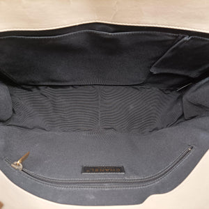 Vintage Chanel Jetsetter Boy Shopping White Leather A66714 shoulderbag | stylenewstar
