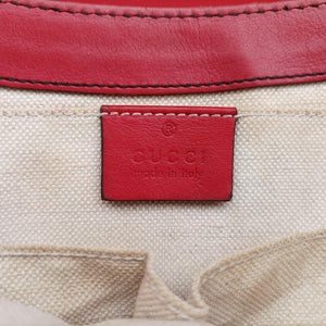 Pre-owned Gucci Emily Red Leather 295402 shoulderbag | stylenewstar