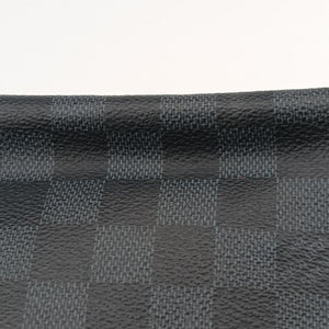 Vintage Louis Vuitton Porte-Documents Business Cobalt×Noir Damier×Leather N41347 handbag | stylenewstar