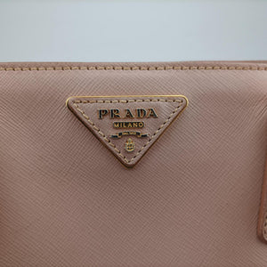 Pre-owned Prada Galleria Pink SAFFIANO Leather BN2274 shoulderbag | stylenewstar