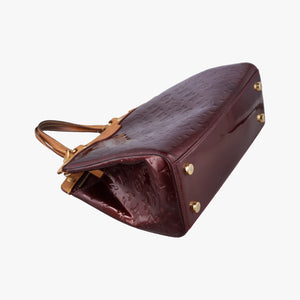 Pre-owned Louis Vuitton Brea MM ROUGE FAUVISTE Vernis M91690 shoulderbag | stylenewstar