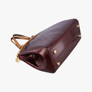 Pre-owned Louis Vuitton Brea MM ROUGE FAUVISTE Vernis M91690 shoulderbag | stylenewstar