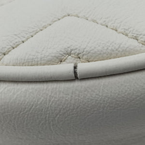 Pre-owned Gucci GG Marmont White Leather 550154 shoulderbag | stylenewstar