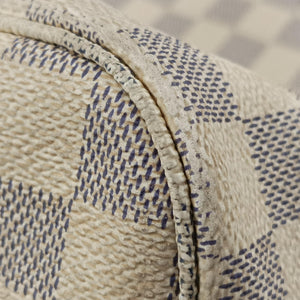 Pre-owned Louis Vuitton NEVERFULL MM AZUR Damier Canvas N51107 shoulderbag | stylenewstar