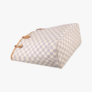 Pre-owned Louis Vuitton NEVERFULL MM AZUR Damier Canvas N51107 shoulderbag | stylenewstar