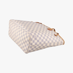 Pre-owned Louis Vuitton NEVERFULL MM AZUR Damier Canvas N51107 shoulderbag | stylenewstar