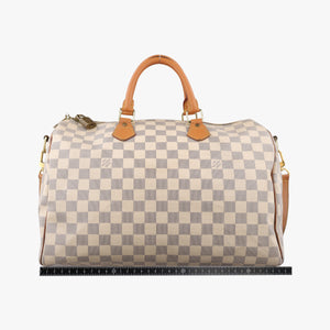 Pre-owned Louis Vuitton Speedy 35 AZUR Damier Canvas N41535 shoulderbag | stylenewstar