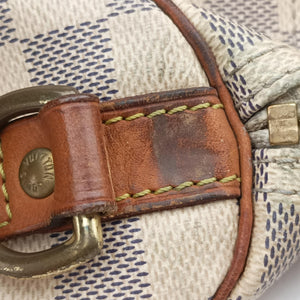 Pre-owned Louis Vuitton Speedy 35 AZUR Damier Canvas N41535 shoulderbag | stylenewstar