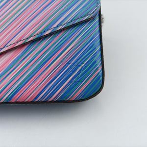 Pre-owned Louis Vuitton Pochette Felicie Pink x Blue×multicolor epi M62768 shoulderbag | stylenewstar