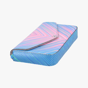 Pre-owned Louis Vuitton Pochette Felicie Pink x Blue×multicolor epi M62768 shoulderbag | stylenewstar