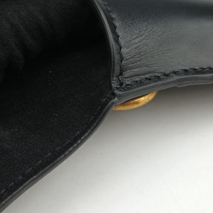 Pre-owned Christian Dior saddle Black leather bum bag/waist bag | stylenewstar