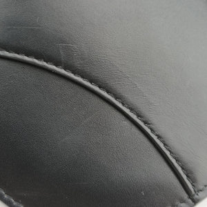 Pre-owned Christian Dior saddle Black leather bum bag/waist bag | stylenewstar