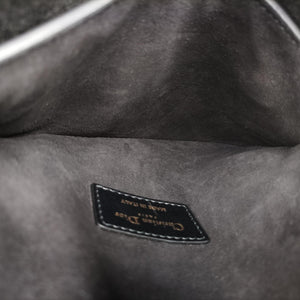 Pre-owned Christian Dior saddle Black leather bum bag/waist bag | stylenewstar