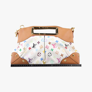 Secondhand Louis Vuitton JUDY MM white Monogram Multicolor M40255 shoulderbag | stylenewstar