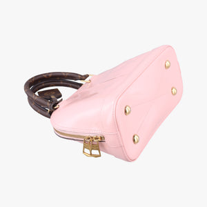 Pre-owned Louis Vuitton Alma BB ROSE BALLERIN Vernis M51949 shoulderbag | stylenewstar