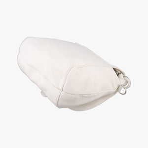 Pre-owned Gucci Techno Horsebit Convertible Hobo White Leather 240237 shoulderbag | stylenewstar