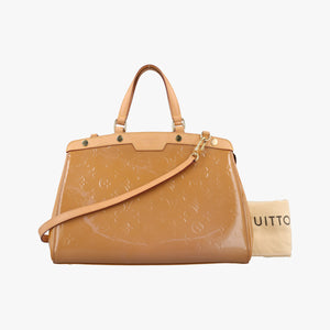 Pre-owned Louis Vuitton Brea MM ROSE VELOURS Vernis M91588 shoulderbag | stylenewstar