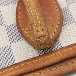 Pre-owned Louis Vuitton NEVERFULL MM Azur Damier Canvas N51107 handbag | stylenewstar