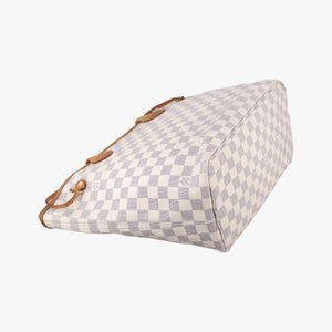 Pre-owned Louis Vuitton NEVERFULL MM Azur Damier Canvas N51107 handbag | stylenewstar