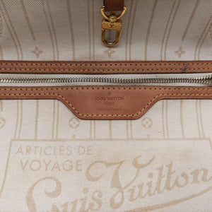 Pre-owned Louis Vuitton NEVERFULL MM AZUR Damier Canvas N51107 shoulderbag | stylenewstar