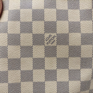 Pre-owned Louis Vuitton NEVERFULL MM AZUR Damier Canvas N51107 shoulderbag | stylenewstar