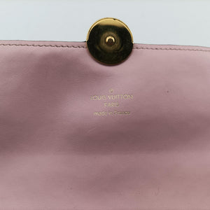 Vintage Louis Vuitton Portefeuille FLORE Chain brown×ROSE BALLERIN Monogram Canvas×calf leather M67405 shoulderbag | stylenewstar