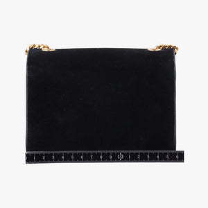 Pre-owned Yves Saint Laurent KATE Black Suede×Leather 354120 shoulderbag | stylenewstar