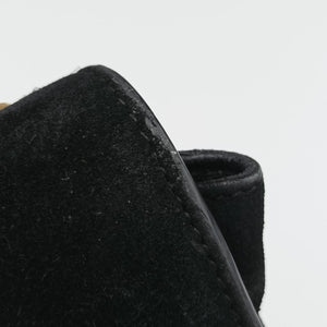 Pre-owned Yves Saint Laurent KATE Black Suede×Leather 354120 shoulderbag | stylenewstar