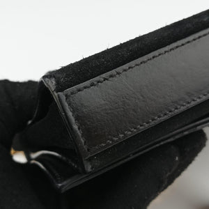 Pre-owned Yves Saint Laurent KATE Black Suede×Leather 354120 shoulderbag | stylenewstar