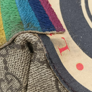 Vintage Gucci GG Supreme Courrier beige×Multicolour PVC coated canvas 529711 bum bag/waist bag | stylenewstar