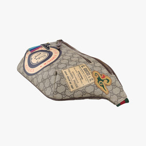 Vintage Gucci GG Supreme Courrier beige×Multicolour PVC coated canvas 529711 bum bag/waist bag | stylenewstar