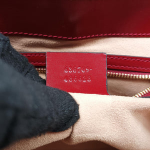 Pre-owned Gucci JACKIE 1961 Red Leather 686709 shoulderbag | stylenewstar