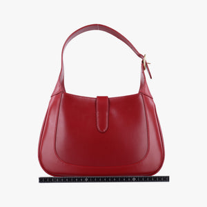 Pre-owned Gucci JACKIE 1961 Red Leather 686709 shoulderbag | stylenewstar