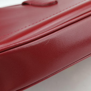 Pre-owned Gucci JACKIE 1961 Red Leather 686709 shoulderbag | stylenewstar