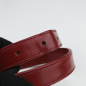 Pre-owned Gucci JACKIE 1961 Red Leather 686709 shoulderbag | stylenewstar