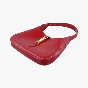 Pre-owned Gucci JACKIE 1961 Red Leather 686709 shoulderbag | stylenewstar
