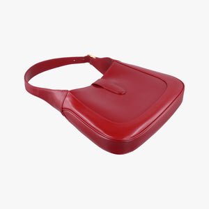 Pre-owned Gucci JACKIE 1961 Red Leather 686709 shoulderbag | stylenewstar