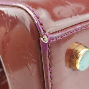 Pre-owned Louis Vuitton Brea MM ROUGE FAUVISTE Vernis M91690 shoulderbag | stylenewstar