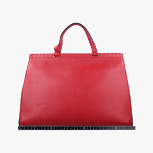 Pre-owned Gucci GG Marmont Animalier Red Leather 409155 handbag | stylenewstar