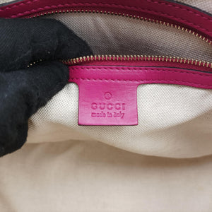 Pre-owned Gucci Microguccissima Rose Patent 309617 shoulderbag | stylenewstar