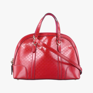 Vintage Gucci Microguccissima Red Patent Leather 309617 shoulderbag | stylenewstar