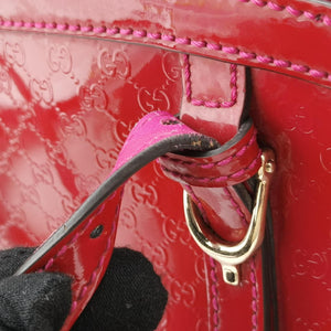 Vintage Gucci Microguccissima Red Patent Leather 309617 shoulderbag | stylenewstar