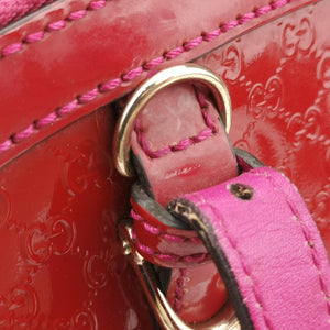 Vintage Gucci Microguccissima Red Patent Leather 309617 shoulderbag | stylenewstar